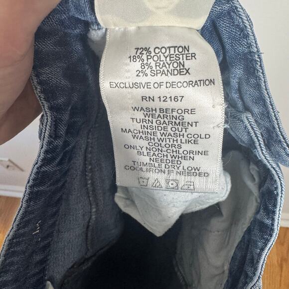 Laurie Felt Jean Women 8 Blue Boyfriend Style Cotton Minimal Modest Casual - Picture 11 of 12